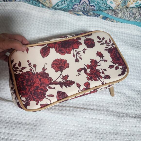 MARTHA STEWART EUC CARRY MAKEUP JEWELRY BOX BAG TRAVEL NAG - Picture 9 of 10